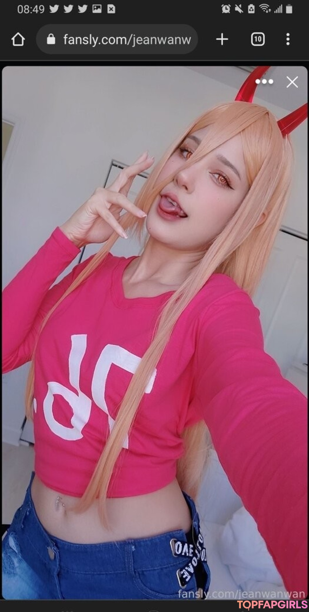 Foto desnuda filtrada de OnlyFans de Jeanwanwan #3049