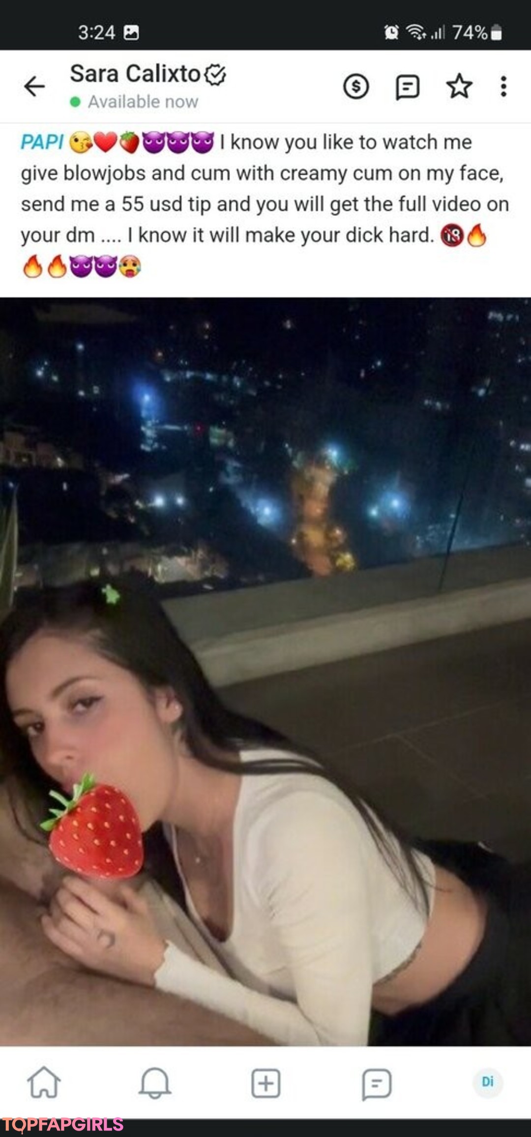 Foto desnuda filtrada de OnlyFans de Sara Calixto #1091