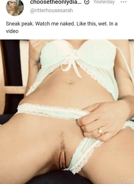 Foto desnuda filtrada de OnlyFans de Sarah Ritterhouse