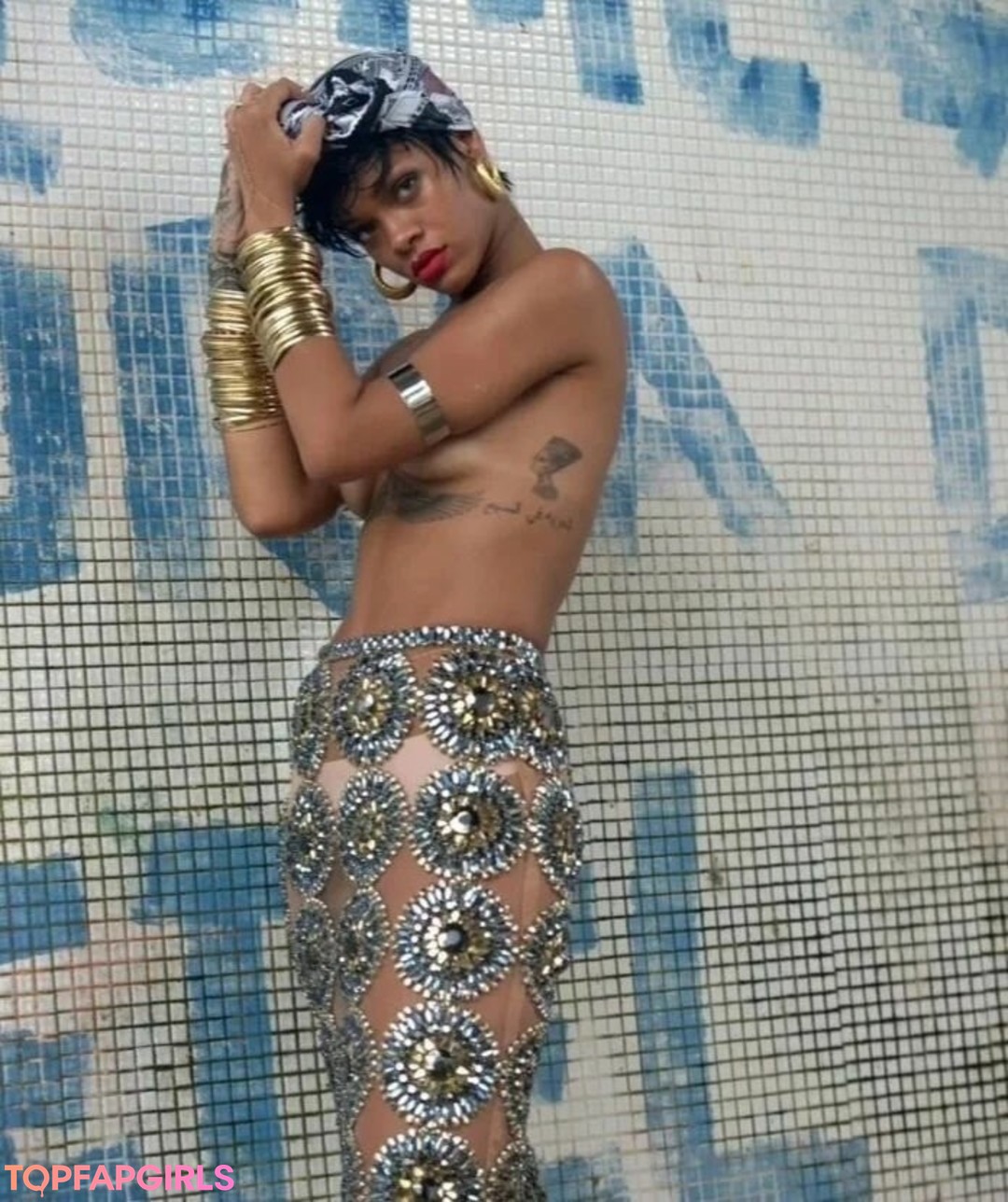 Foto desnuda filtrada de OnlyFans de Rihanna #1300