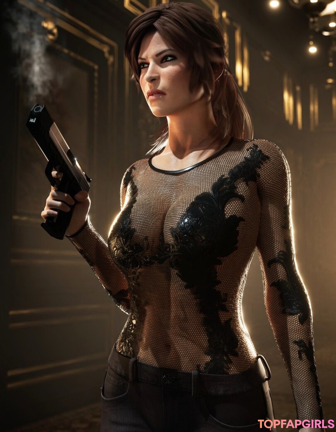 Foto desnuda filtrada de OnlyFans de Tomb Raider Lara Croft #1415