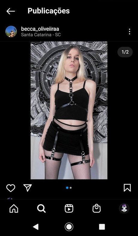 Foto desnuda filtrada de OnlyFans de Beccaoliveiiraa
