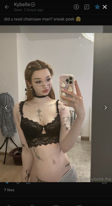 Foto desnuda filtrada de OnlyFans de Kybelle