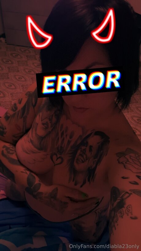 Foto desnuda filtrada de OnlyFans de Diabla23only