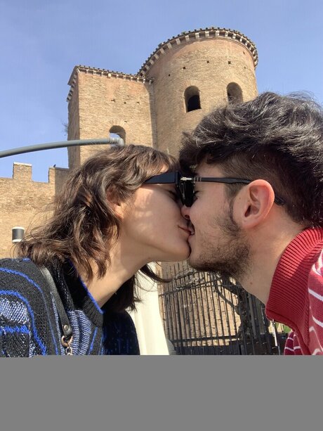 Foto desnuda filtrada de OnlyFans de Orazio Ampamp Leila 