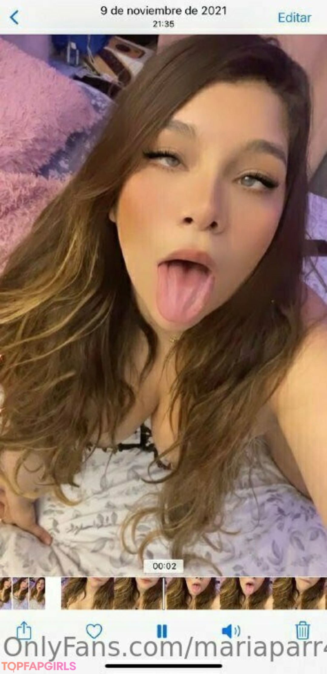 Foto desnuda filtrada de OnlyFans de Mariaparr4free #1110